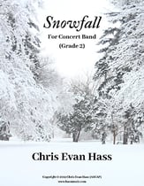 Snowfall Concert Band sheet music cover